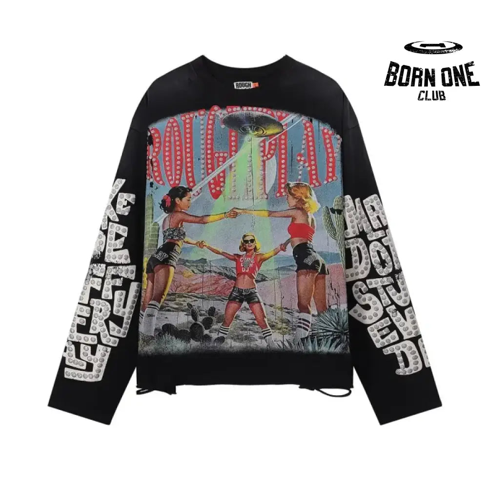 Rough Play Camiseta Manga Longa