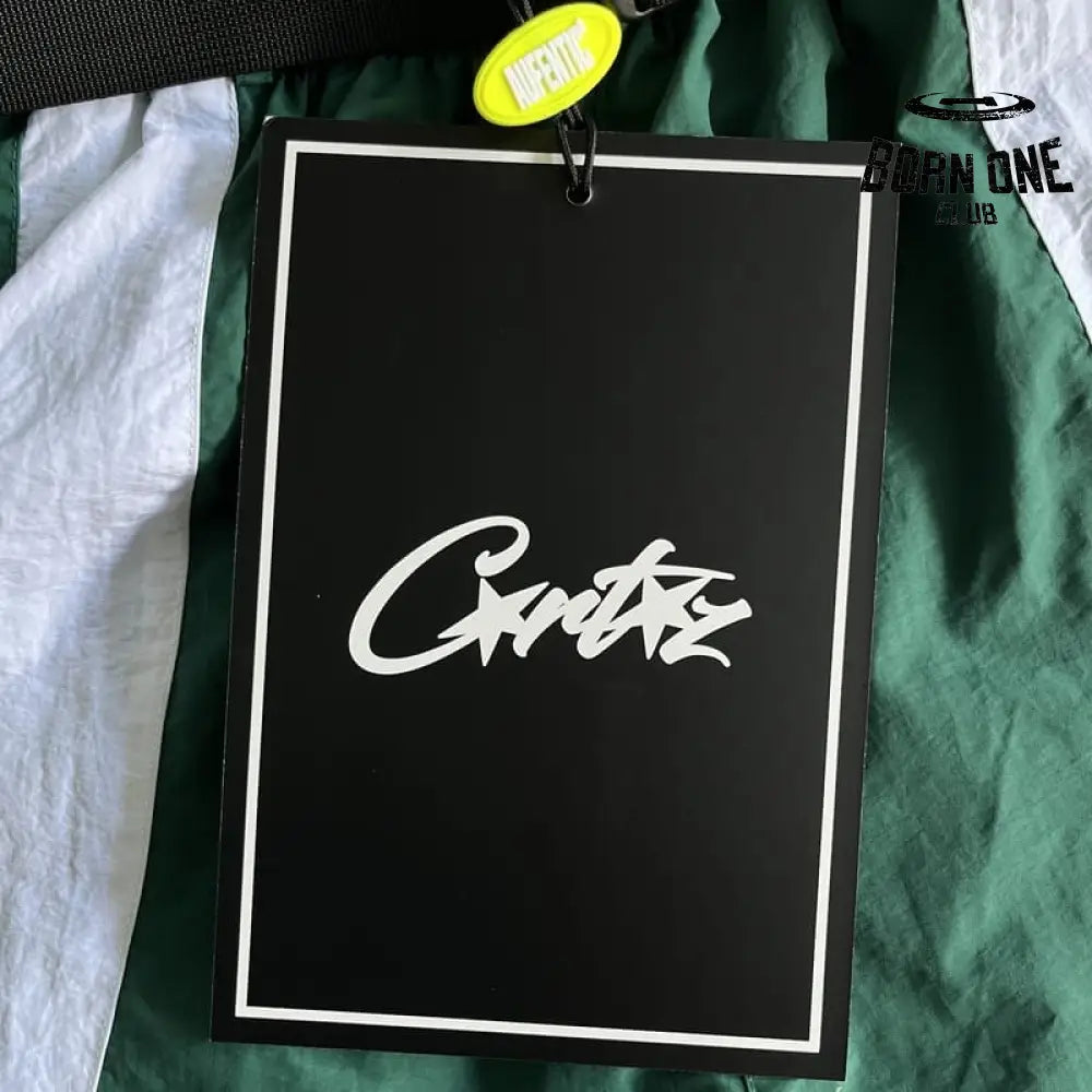 Shorts Corteiz Verde Branco