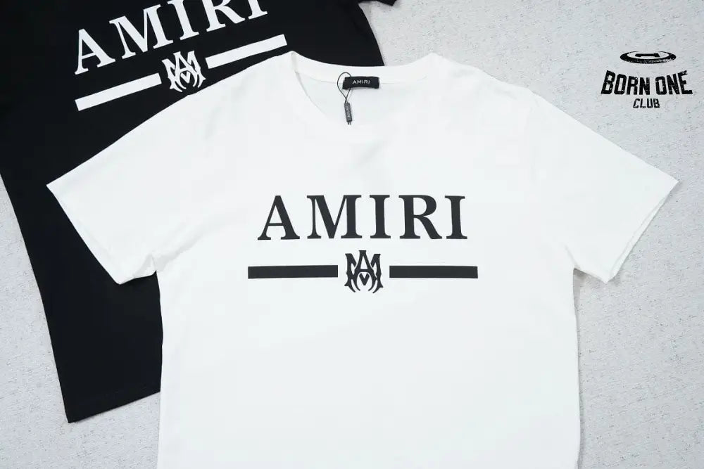 Camiseta Amiri Bar Logo White