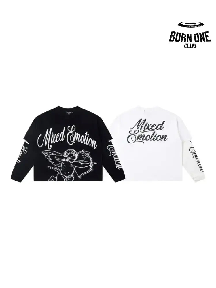 Camiseta Manga Longa Mixed Emotion