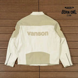 Jaqueta Supreme x Vanson Leathers Cordura White Cream