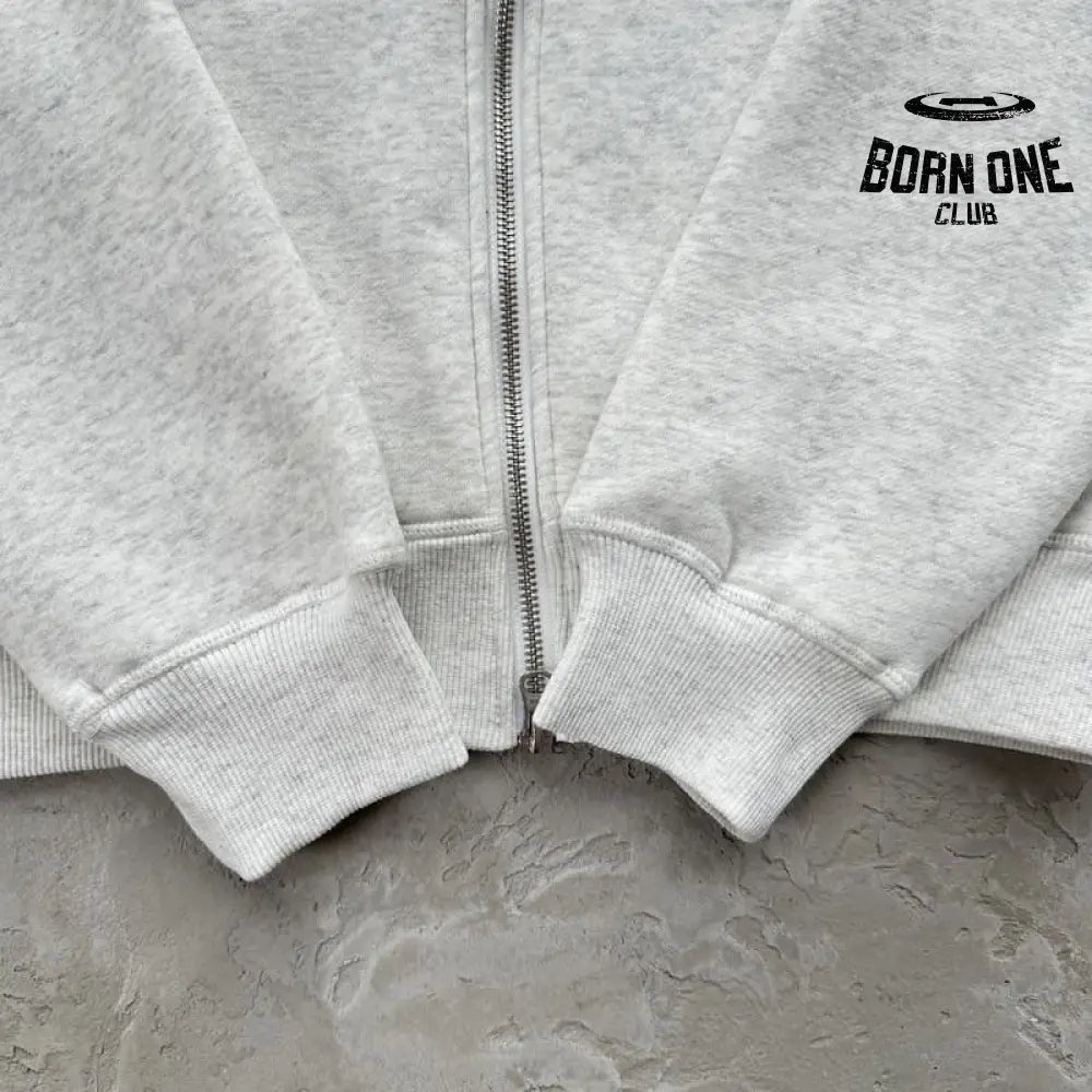 Conjunto Moletom Corteiz Arch Cinza