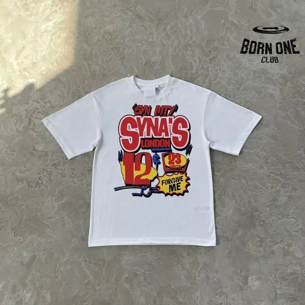 Camiseta Syna World 'Syn City' Branca