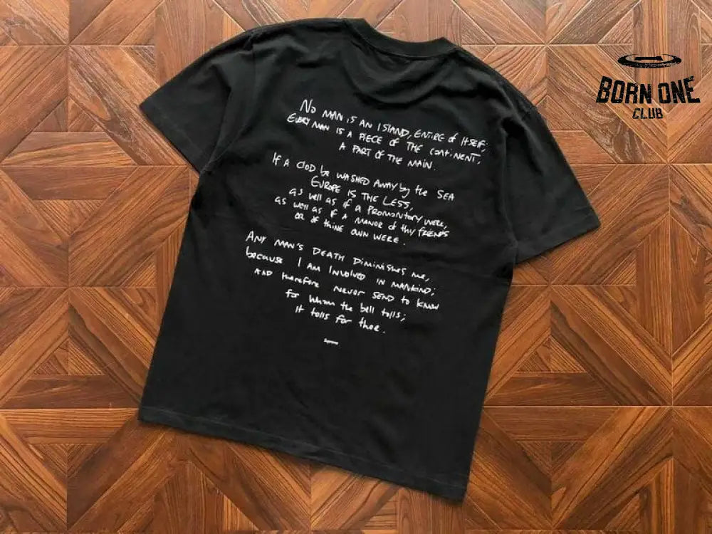 Camiseta Corteiz x Supreme Rules The World Black