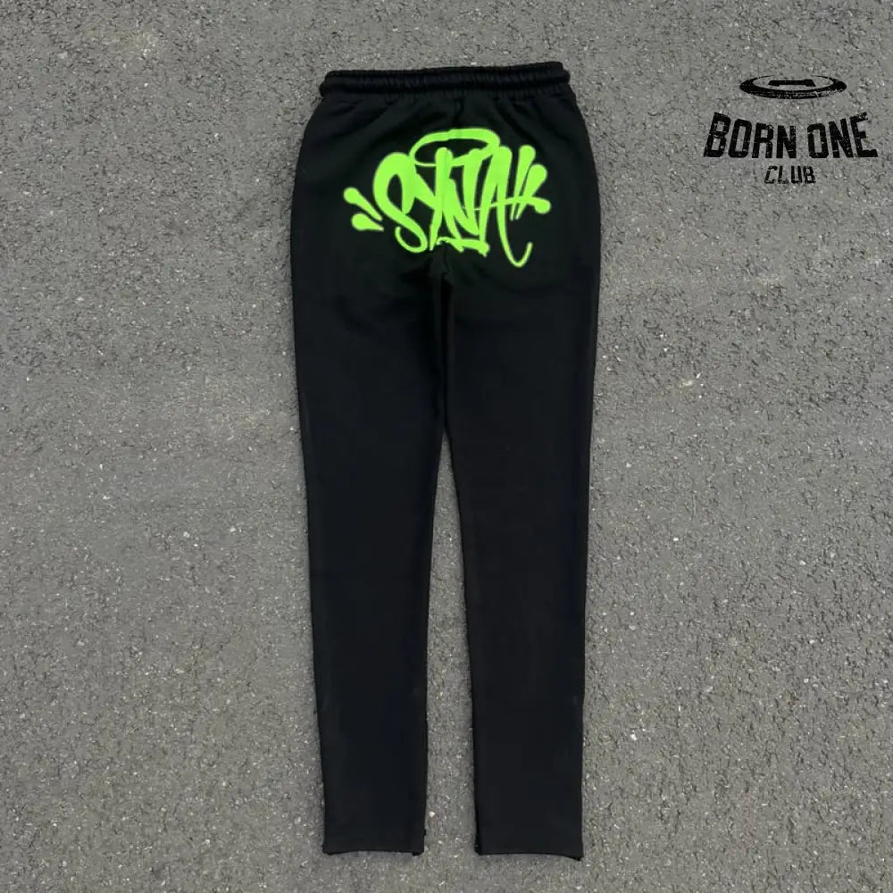 Conjunto Synaworld Logo Black Green