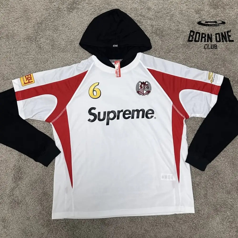 Conjunto Supreme Hooded Soccer Branco