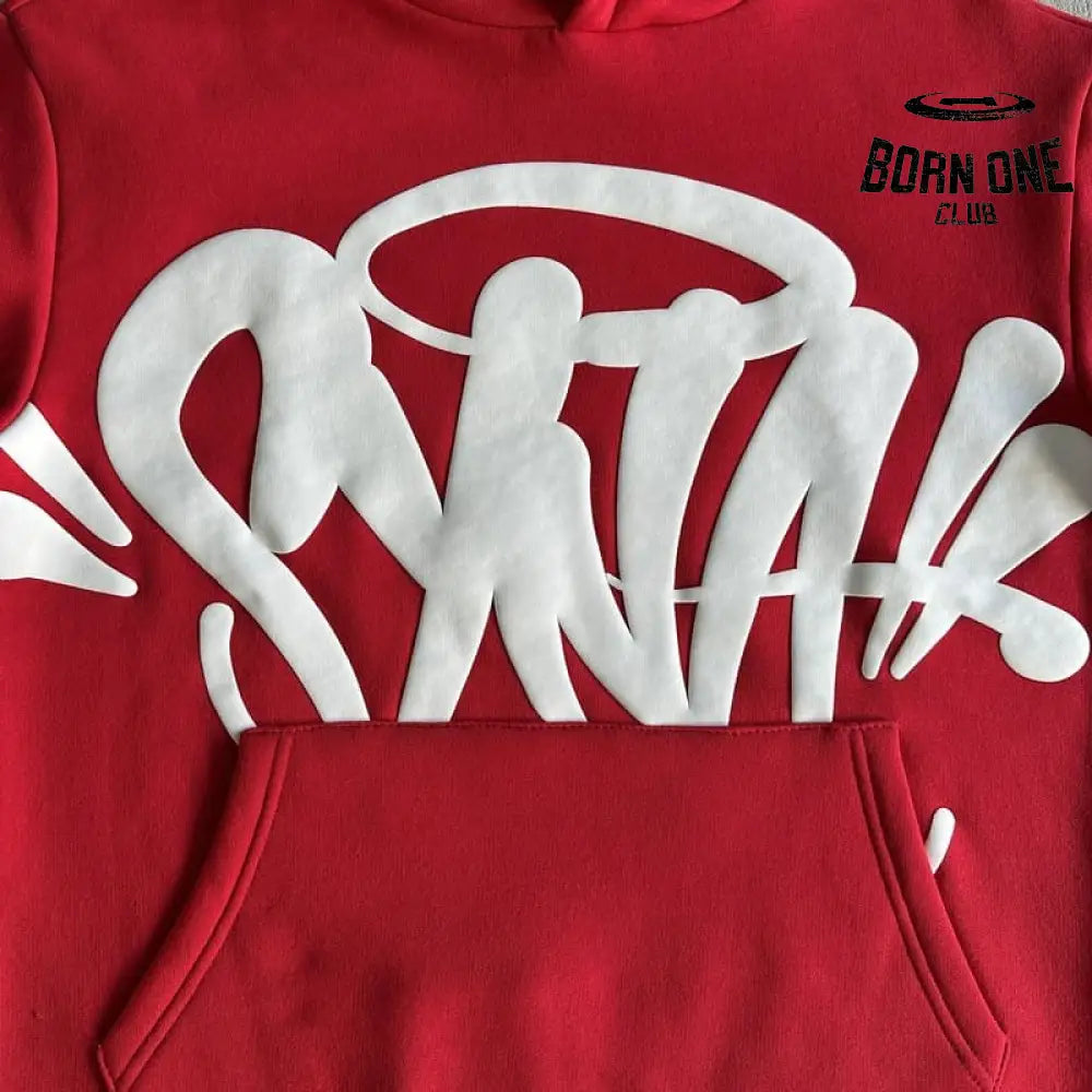Conjunto Team Syna Hood Twinset Red