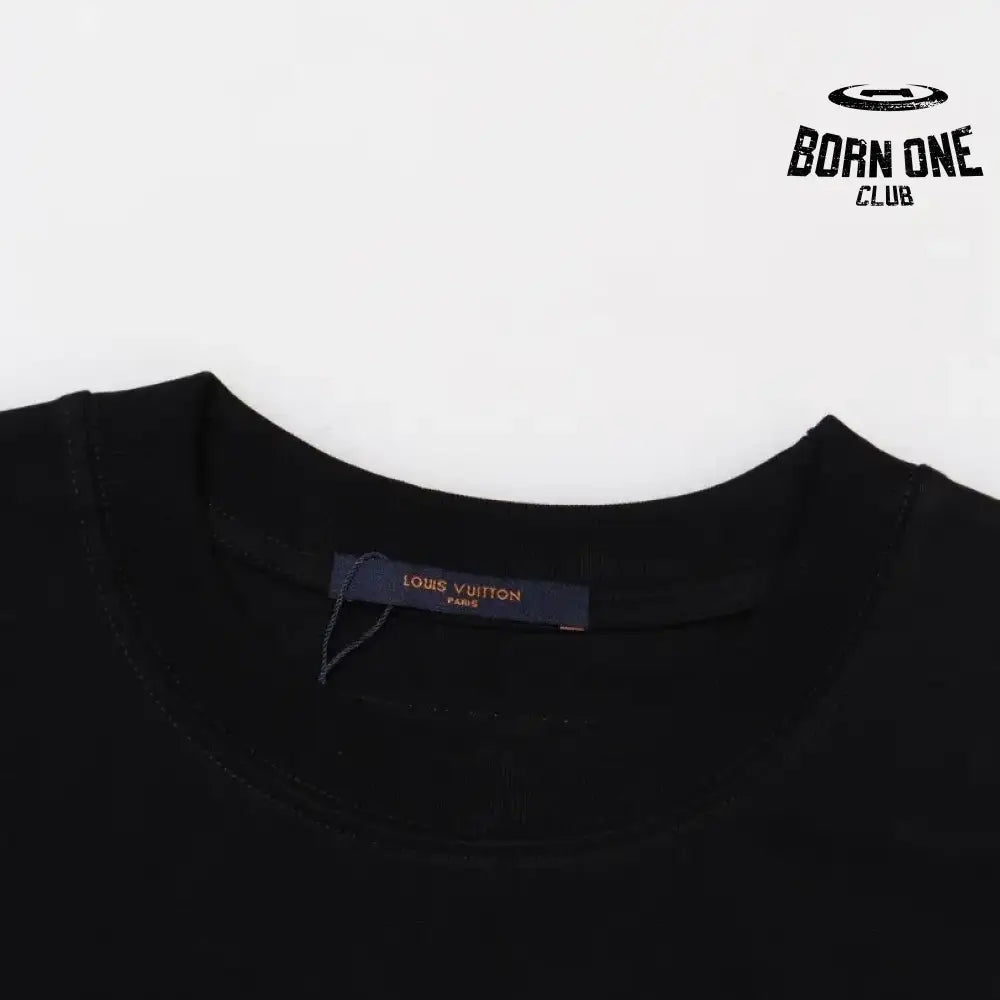 Camiseta Louis Vuitton Graphic Print Black LV023