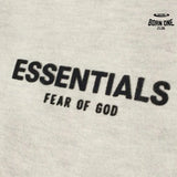 Fear of God Essentials Logo Calça de Moletom in Light Oatmeal