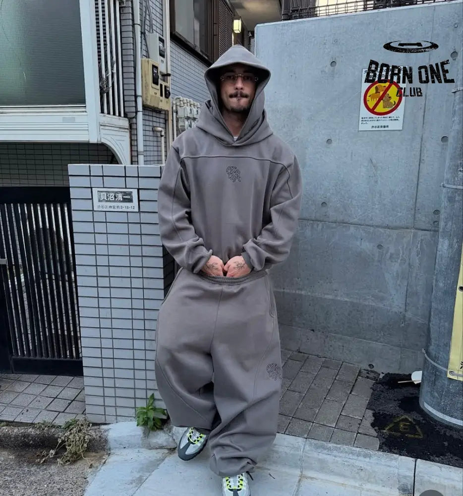 Mertra Double Hoodie Conjunto