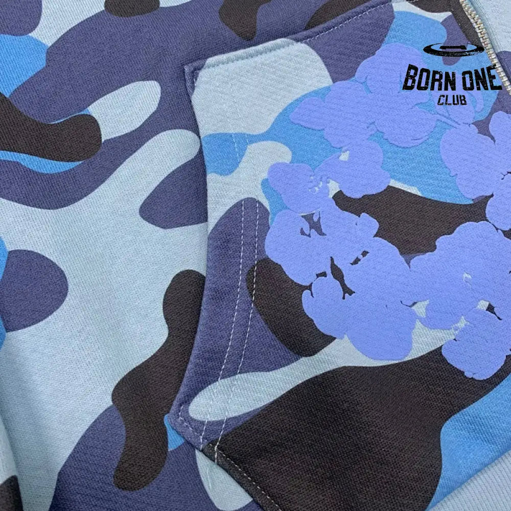 Denim Tears Zíper Moletom