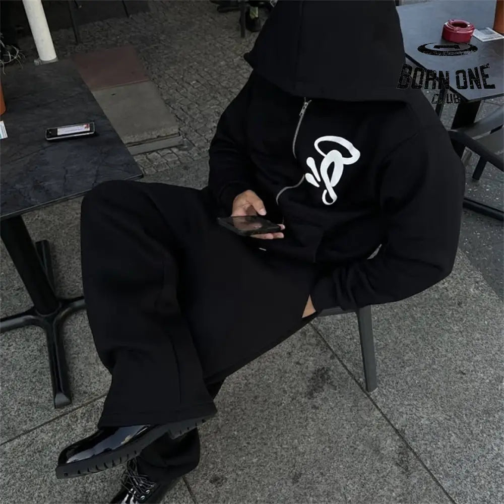 Syna World Moletom Zíper Black