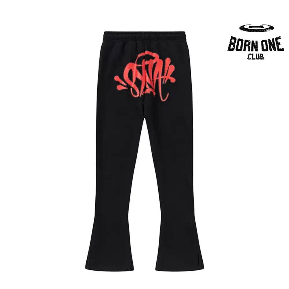 Conjunto Synaworld Logo Black Red