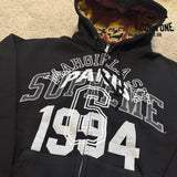 Supreme X Maison Margiela Moletom Zíper Black