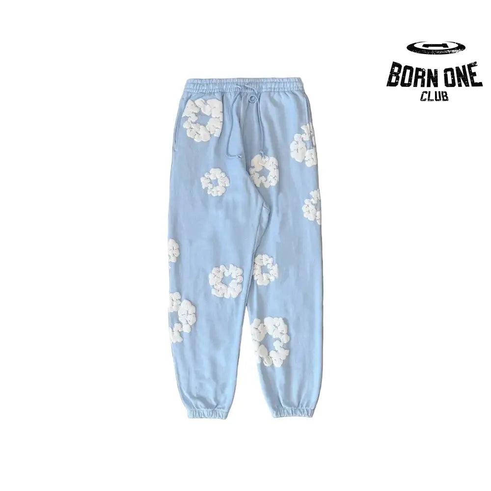 Denim Tears Calça de Moletom Baby Blue