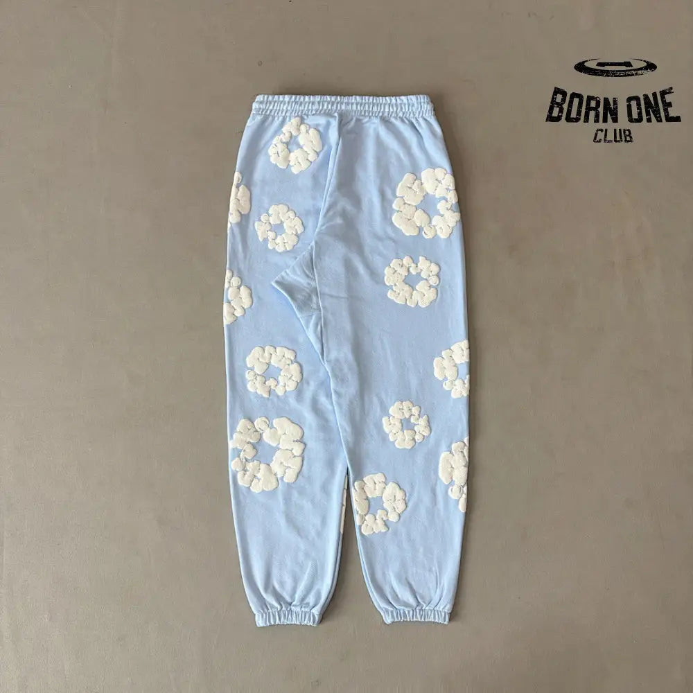 Denim Tears Calça de Moletom Baby Blue