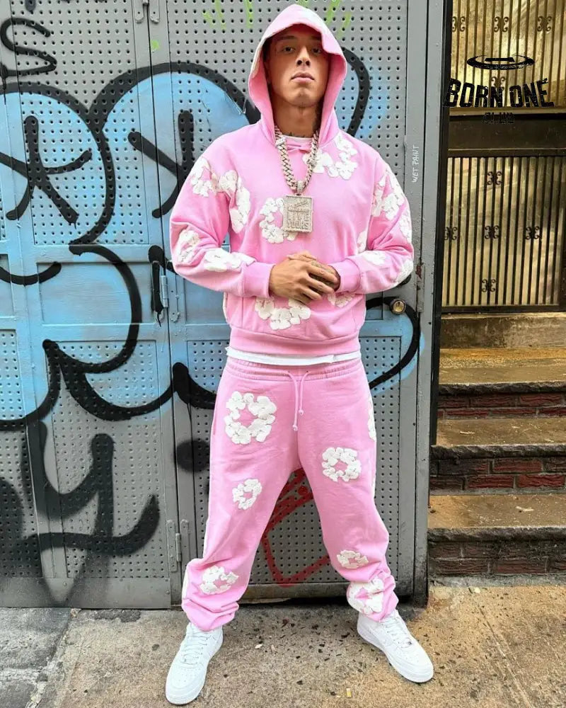 Denim Tears Moletom Pink