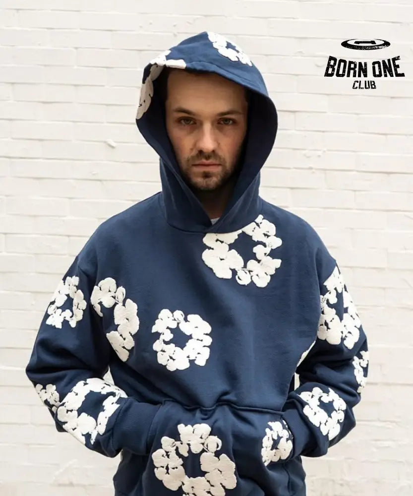 Denim Tears Moletom Navy Blue