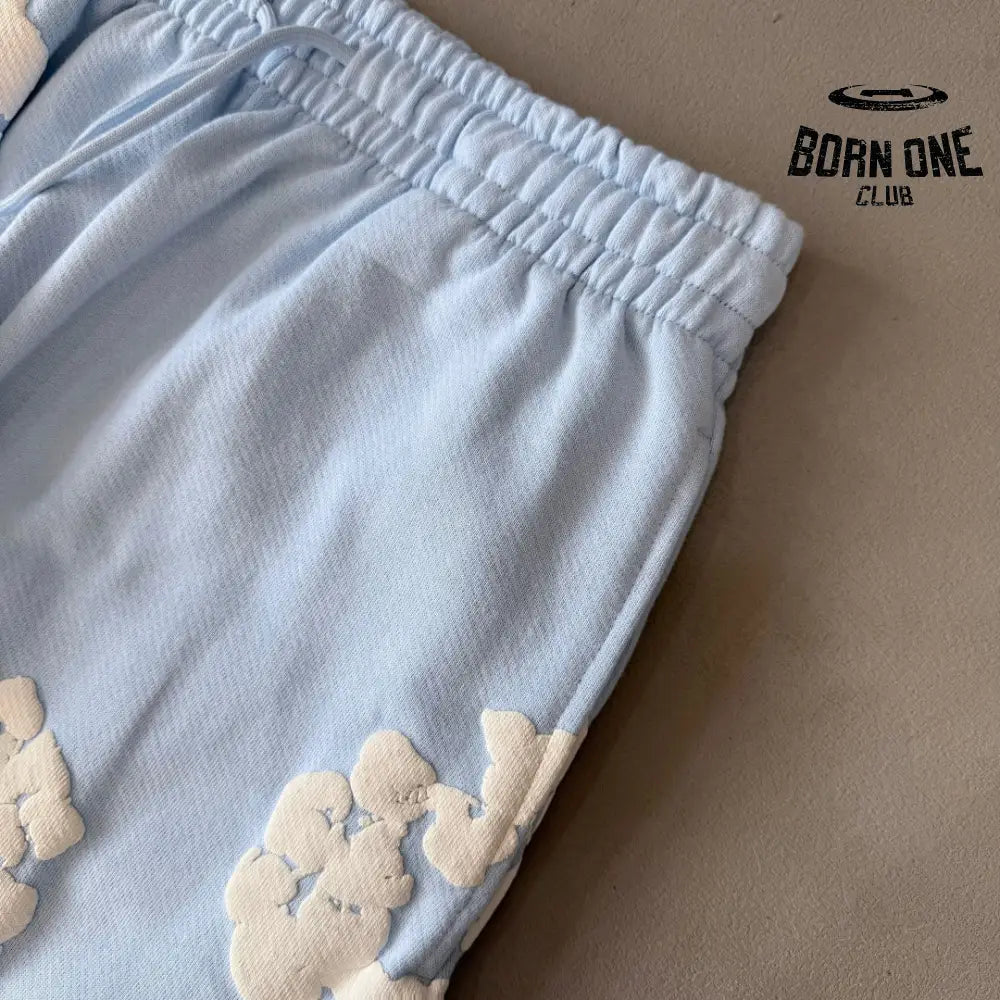 Denim Tears Calça de Moletom Baby Blue