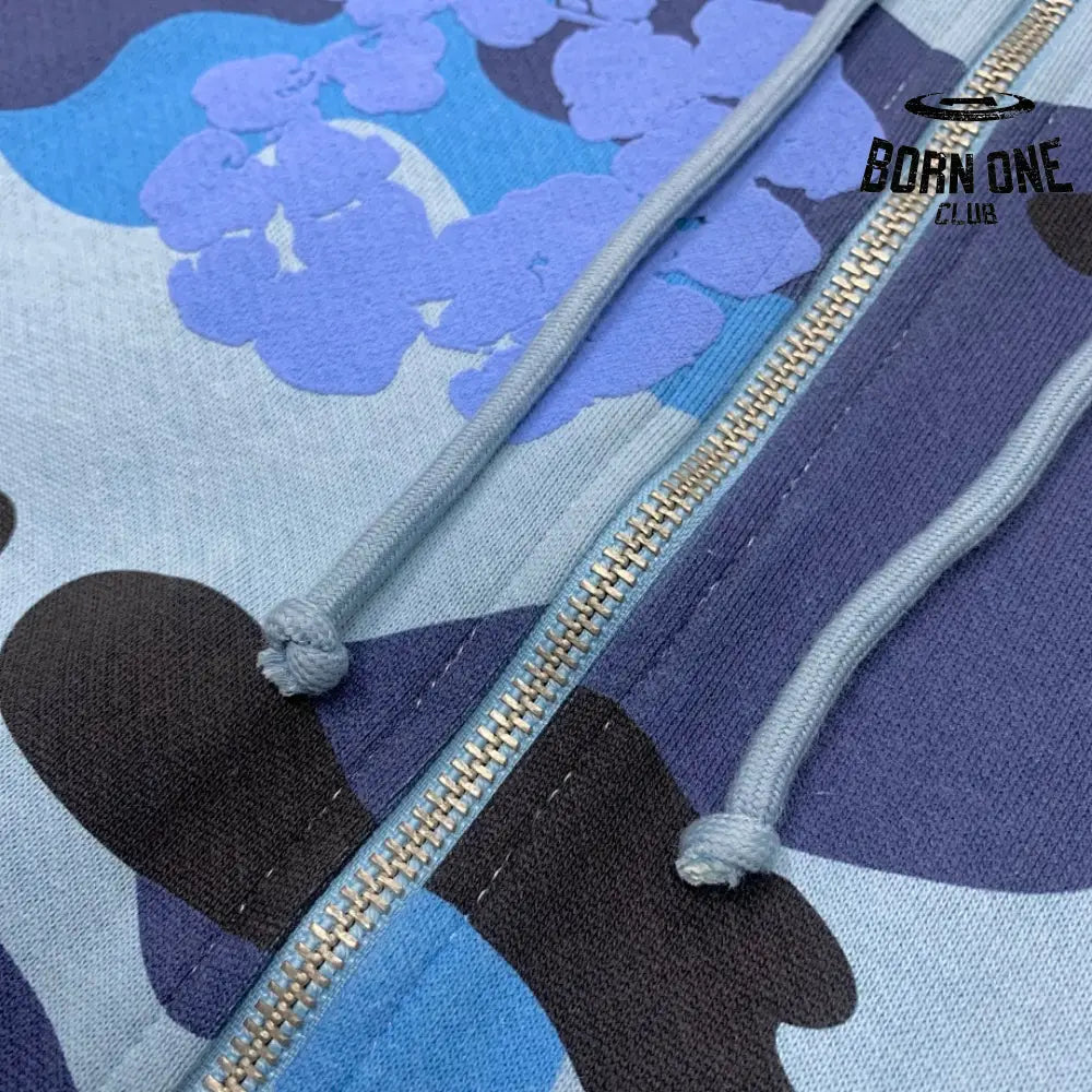 Denim Tears Zíper Moletom
