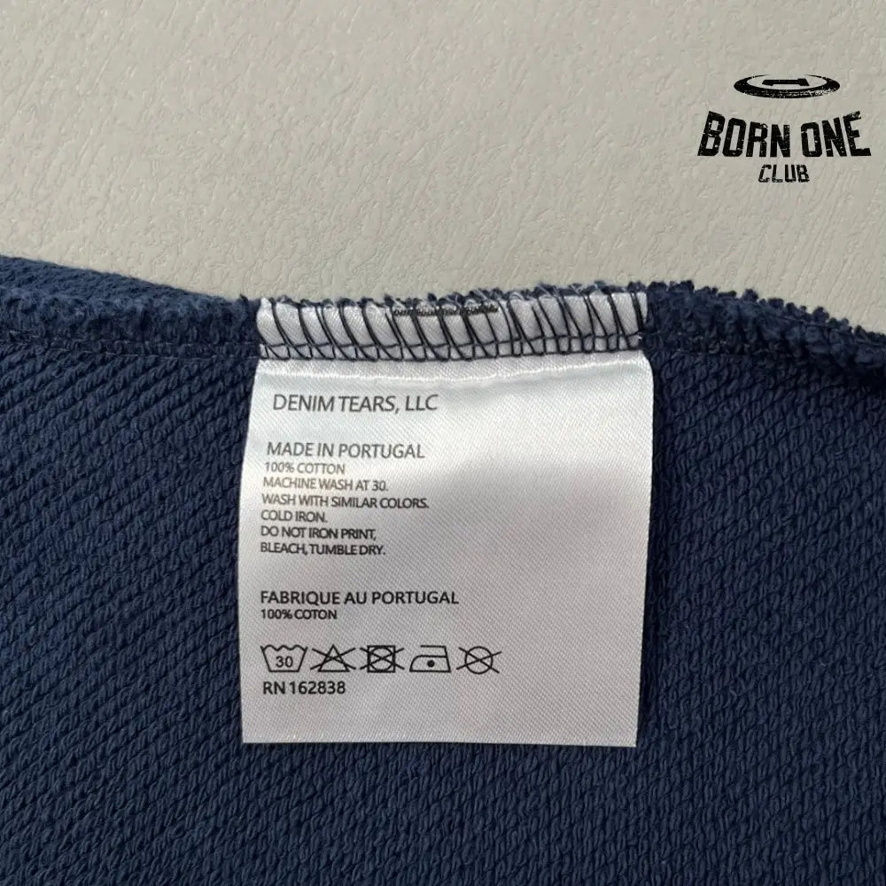 Denim Tears Moletom Navy Blue