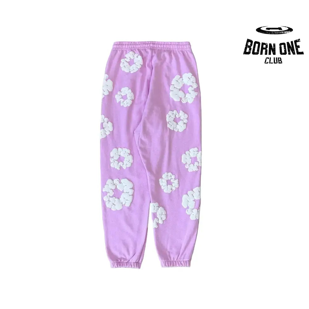 Denim Tears Calça de Moletom Baby Pink
