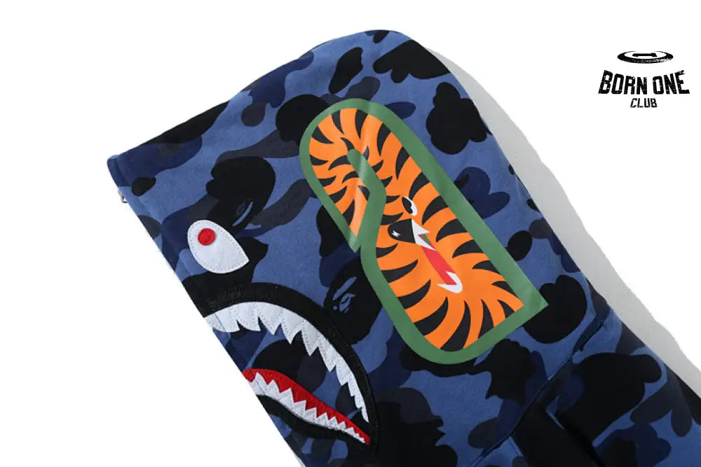 Bape Shark Moletom Zíper