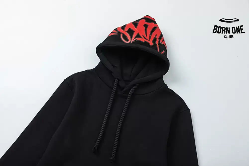 Conjunto Synaworld Logo Black Red