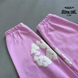 Denim Tears Calça de Moletom Baby Pink