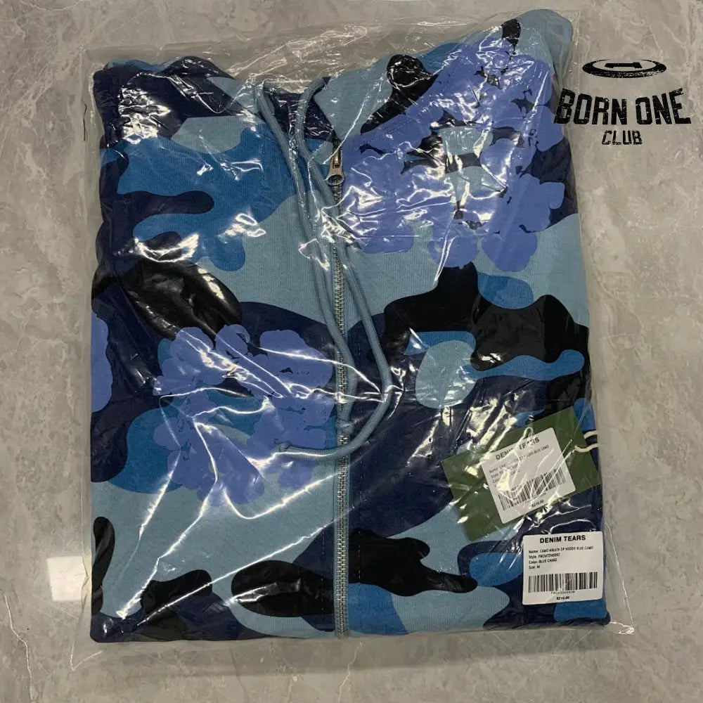Denim Tears Zíper Moletom