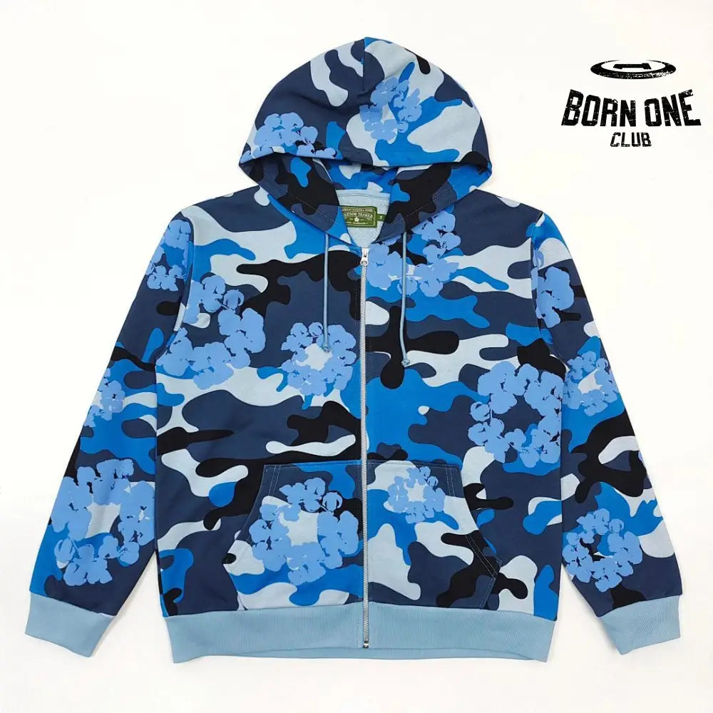 Denim Tears Zíper Moletom