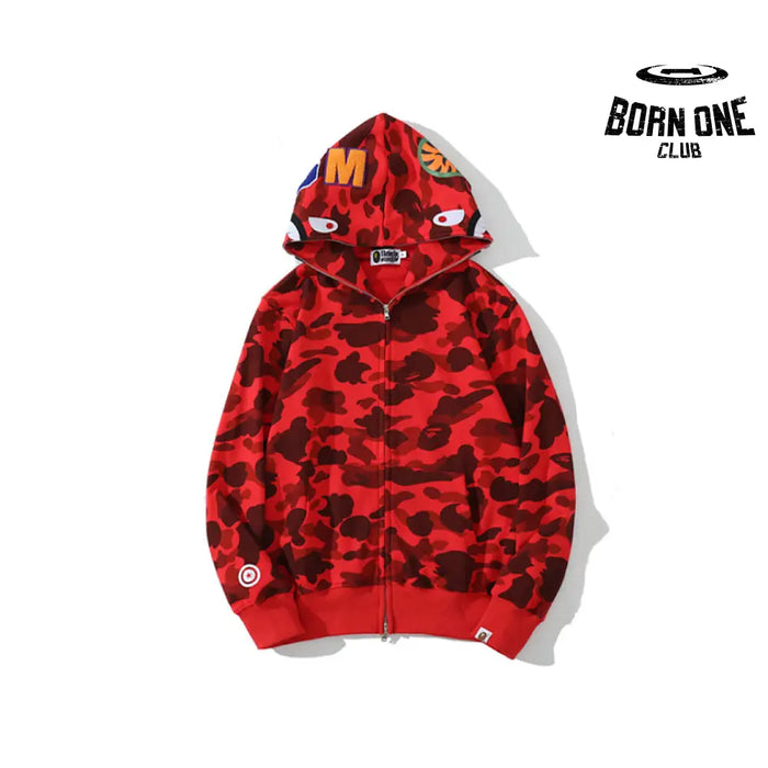Bape Shark Moletom Zíper