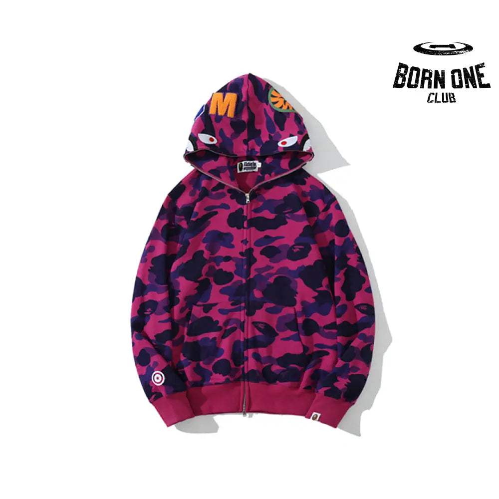 Bape Shark Moletom Zíper