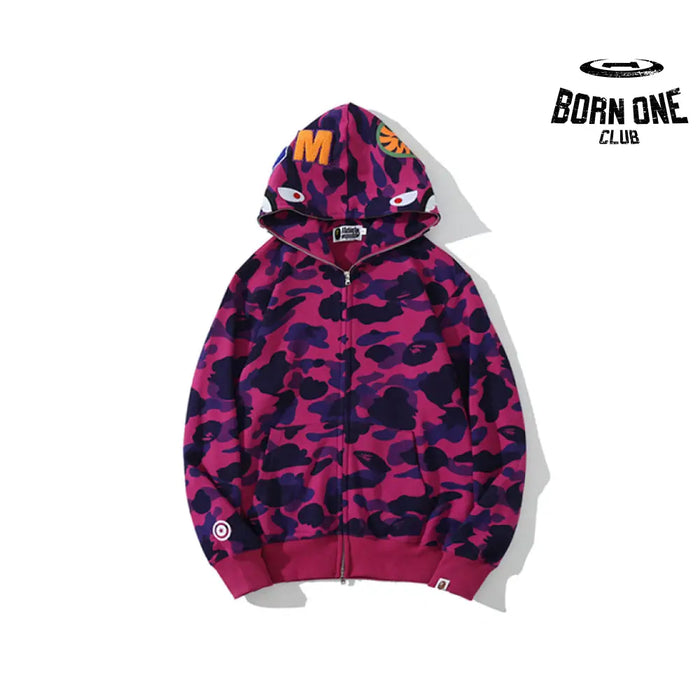 Bape Shark Moletom Zíper