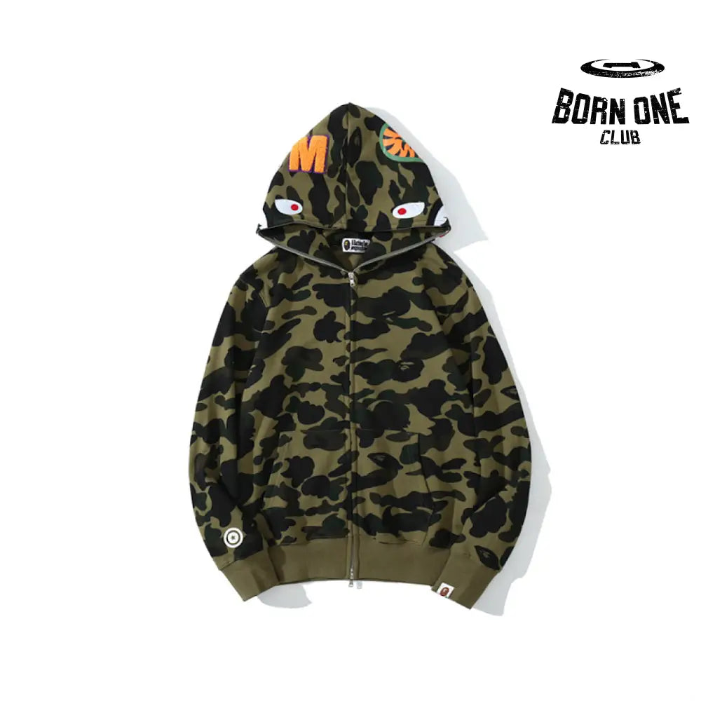Bape Shark Moletom Zíper