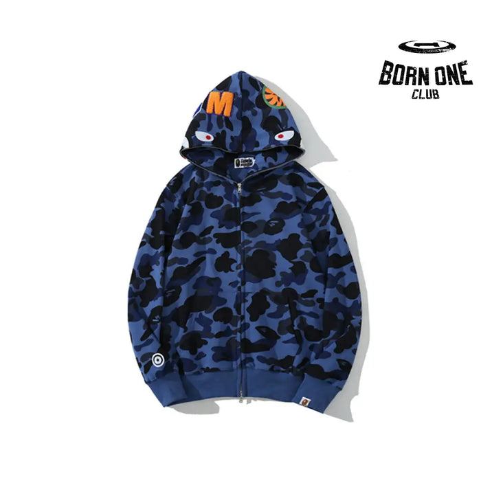 Bape Shark Moletom Zíper