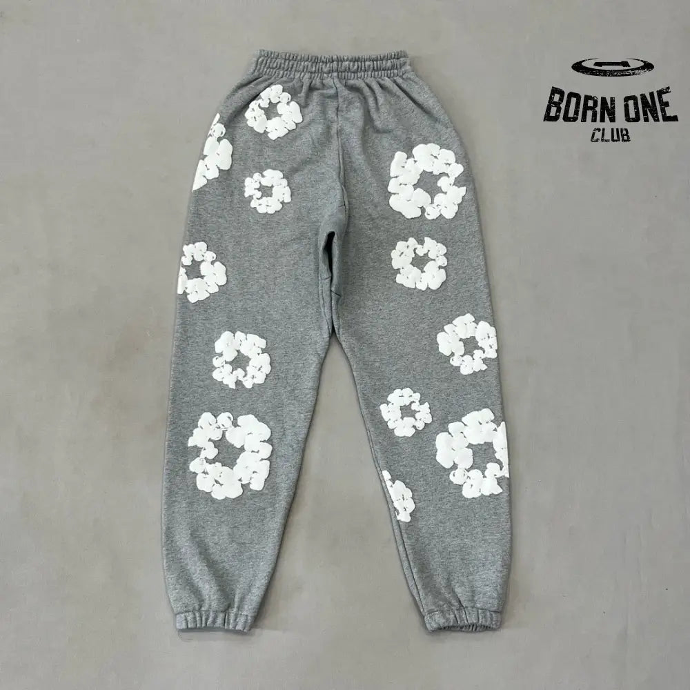 Denim Tears Calça de Moletom Grey