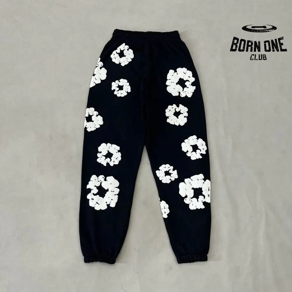 Denim Tears Calça de Moletom Black