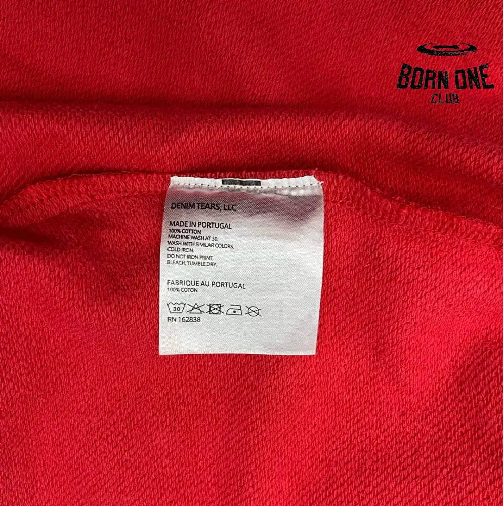 Denim Tears Calça de Moletom Red