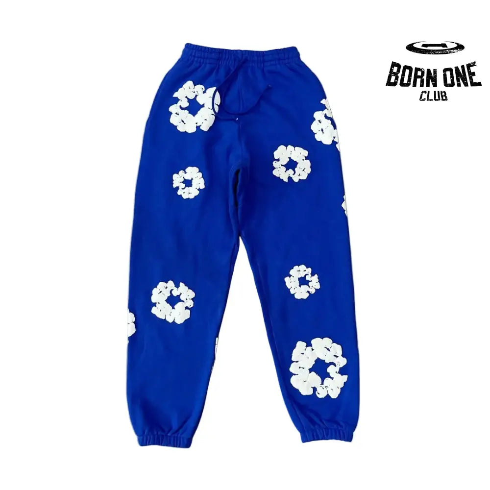 Denim Tears Calça de Moletom Blue