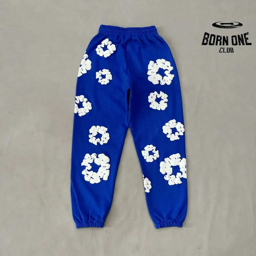 Denim Tears Calça de Moletom Blue