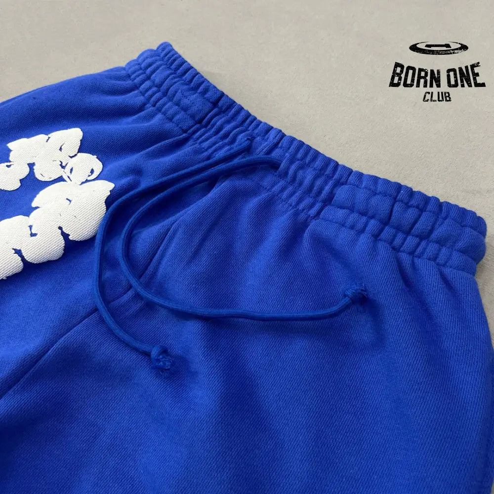 Denim Tears Calça de Moletom Blue