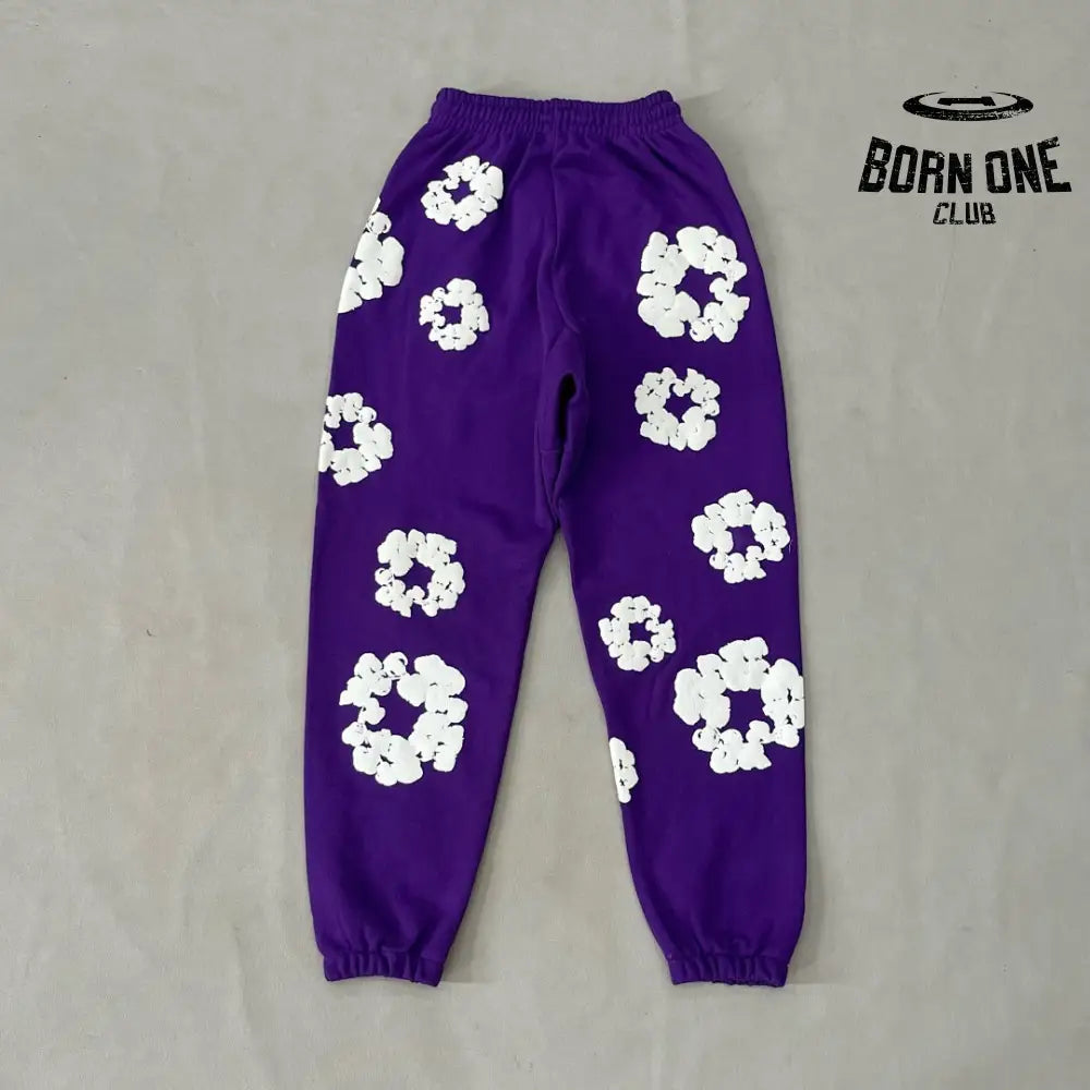 Denim Tears Calça de Moletom Purple