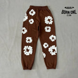 Denim Tears Calça de Moletom Brown