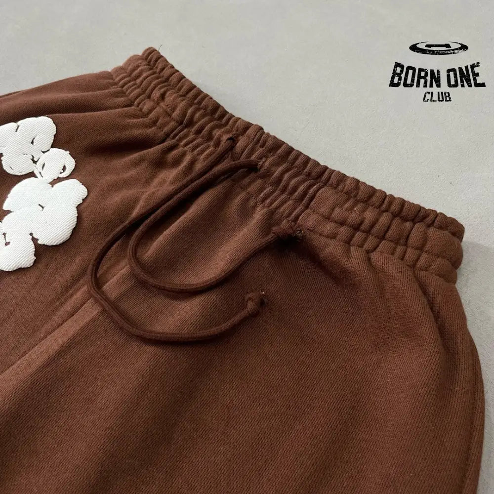 Denim Tears Calça de Moletom Brown
