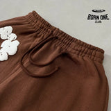 Denim Tears Calça de Moletom Brown