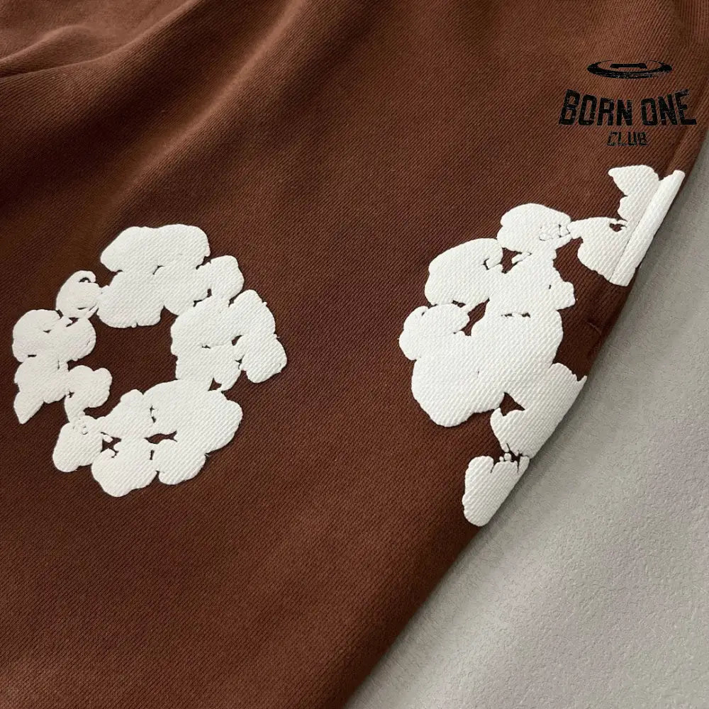 Denim Tears Calça de Moletom Brown