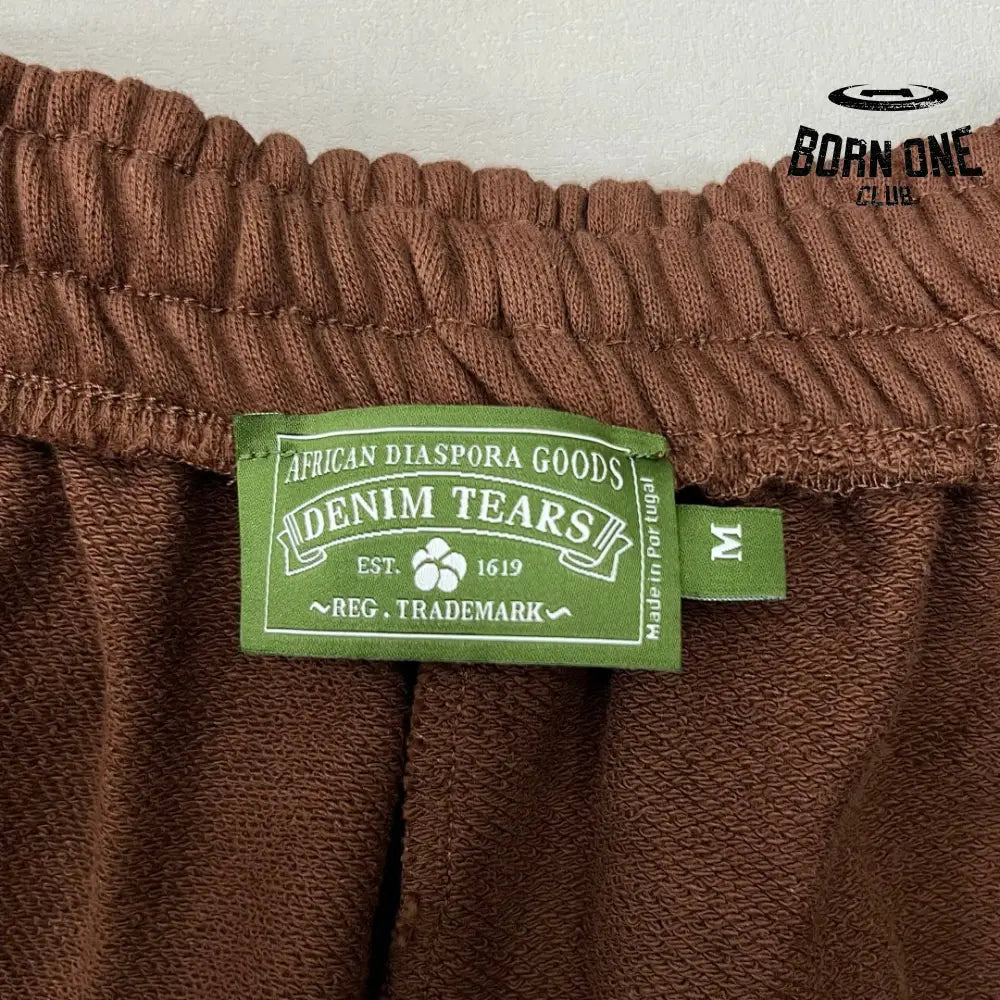 Denim Tears Calça de Moletom Brown