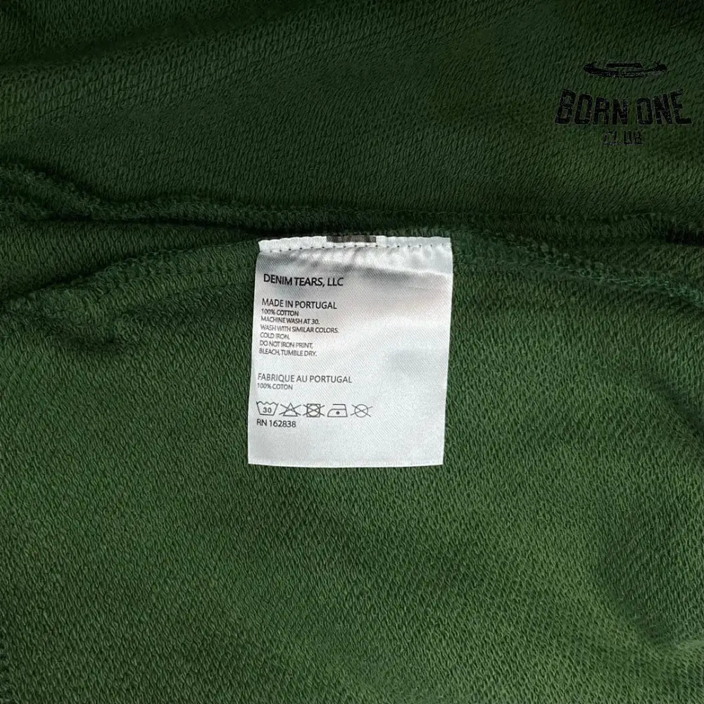 Denim Tears Calça de Moletom Green