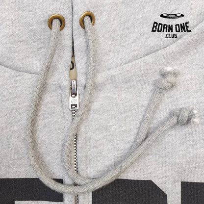 GALLERY DEPT. BOXING MERCH ZIP HOODIE Grey Moletom